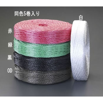 6.0mmx200m PPロープ(白/5巻) エスコ