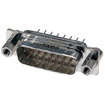 23157 D-Sub�R�l�N�^ ERNI �I�X ERNI �X�g���[�g �R���^�N�g��15 �s�b�`2.84mm����39.1mm 1�Z�b�g(35��) 50110376