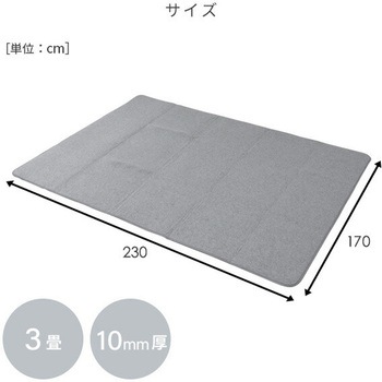 ラグ用下敷きマット Vee Rubber