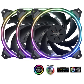 PCケースファン 3個パック ASL120FAN-3PK IN WIN(インウィン)