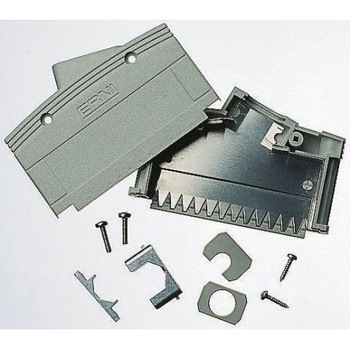 63380 ERNI D-subコネクタ用バックシェル KSG 200 シリーズ アングル PC ERNI 50112695