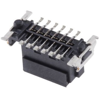 ERNI 基板接続用ソケット SMC シリーズ 1.27mm  ストレート 表面実装 ERNI