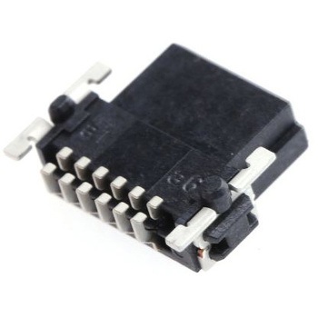 ERNI 基板接続用ソケット SMC シリーズ 1.27mm  ライトアングル 表面実装 ERNI