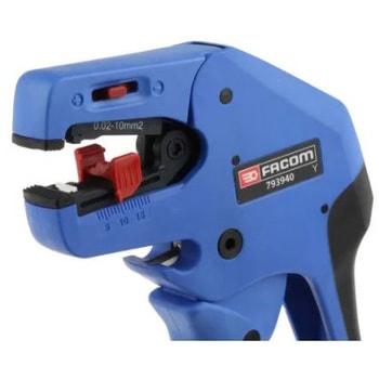 Facom ワイヤーストリッパー ワイヤ， 最小サイズ：0.02mm， 793940 FACOM