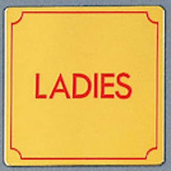 サインプレート LADIES 光
