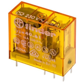 40.61.8.230.0000 Finder リレー 基板実装 40 Series FINDER 50118837