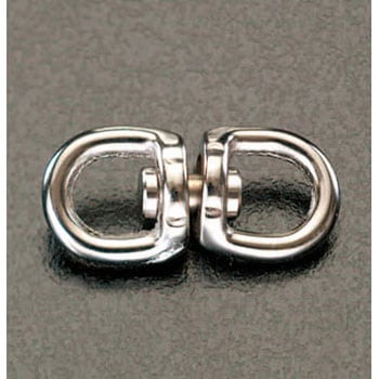 28x10mm/30kg ミニスイベル(ニッケルメッキ) エスコ