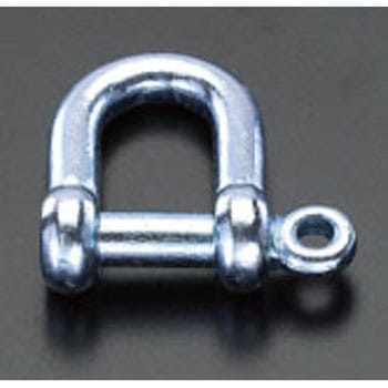 150kg/8mm シャックル(鉄ユニクロ) エスコ