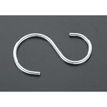 130x6mm Sカン(ステンレス製) エスコ