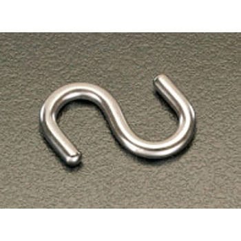53x 6.0mm Sフック(ステンレス製) - エスコ