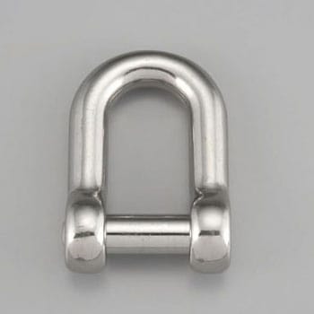 1125kg D型シャックル(ステンレス製) エスコ