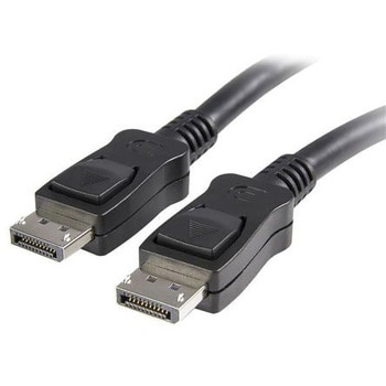 DISPLPORT10L 10 ft DisplayPort Cable with Latches StarTech.com 黒