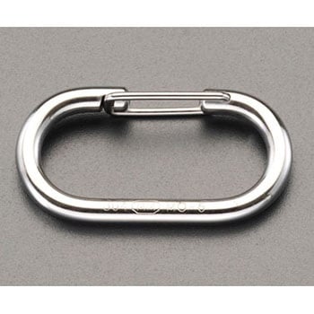 52.0x21.0x 6.0mm スプリングフック(ステンレス) エスコ