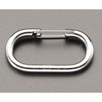 55.0x22.0x 8.0mm スプリングフック(ステンレス) エスコ