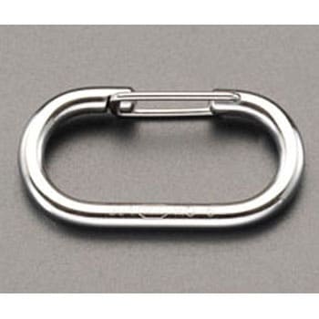 32.0x 8.0x 3.0mm スプリングフック(ステンレス) エスコ