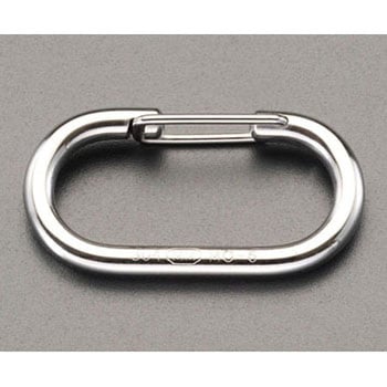 30.0x10.0x 4.0mm スプリングフック(ステンレス) エスコ