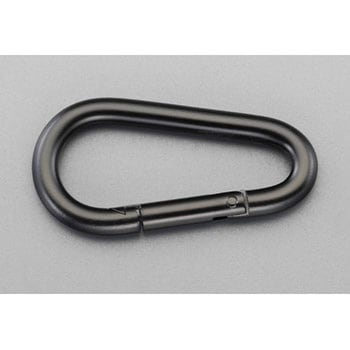 101x12.5mm スナップフック(スチール製/黒) エスコ