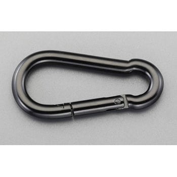 102x14.0mm スナップフック(スチール製/黒) - エスコ