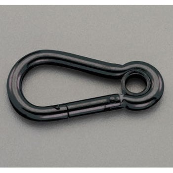 101x13.0mm スナップフック(スチール製/黒) エスコ