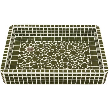 ガーデンパンMサイズETM床部玉石使用 玉川窯業