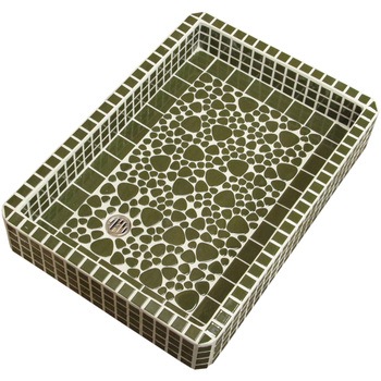 ガーデンパンMサイズETM床部玉石使用 玉川窯業