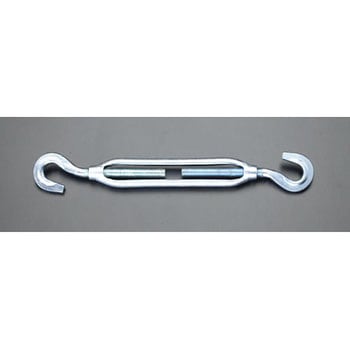 1"  ターンバックル(スチール製/フック & フック) エスコ