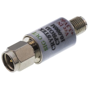 CPRO33-10.00 Crystek 10 MHz 水晶クロック発振器 3.3V 3-Pin