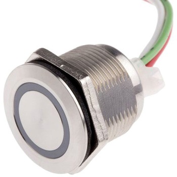 823-2788 1.5 A @ 30 V dc RS PRO �^�b�`�X�C�b�` �����{�^�� ���[�����^�� NC IP68 �^�J�� RS PRO 50133379