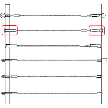 M5x30mm 鍋頭エンドストップ(ステンレス製) エスコ
