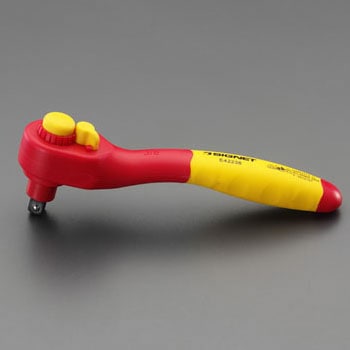 3/8"sqx200mm 絶縁ラチェットハンドル エスコ