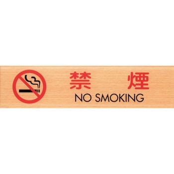 サインプレート 禁煙 NO SMOKING 光