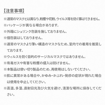2層不織布マスク つばさ