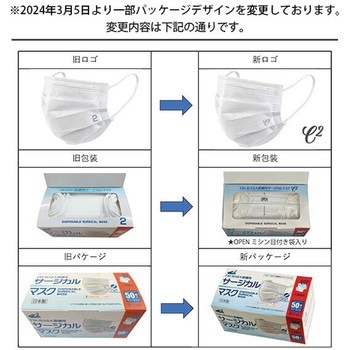 4層構造 医療用サージカルマスク つばさ