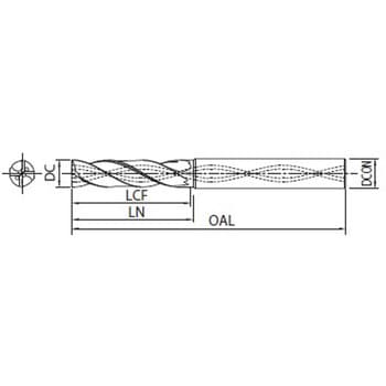 KDZ0430X3.0S050C-HP 高性能フラットドリル KDZ-HP (レギュラー