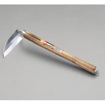 110x340mm 片手鍬・草削り(ねじれ・ステンレス製) エスコ