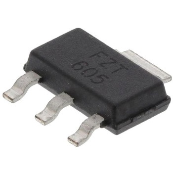 NPN ダーリントンペア 3+Tab-Pin DiodesZetex