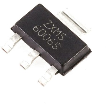 Nチャンネル MOSFET 表面実装 3+Tabピン DiodesZetex
