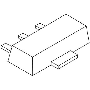 Nチャンネル MOSFET 表面実装 3ピン DiodesZetex