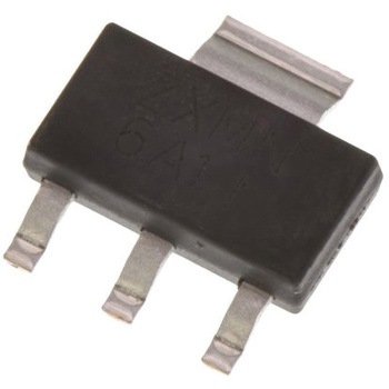 Nチャンネル パワーMOSFET 表面実装 3+Tabピン DiodesZetex