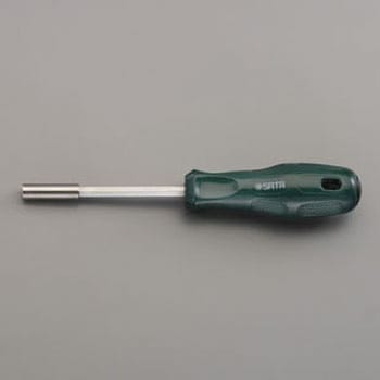 1/4"x100mm ドライバーハンドル(マグネット式) エスコ