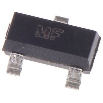 Nチャンネル 小信号 MOSFET 表面実装 3ピン DiodesZetex