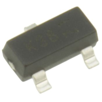 Nチャンネル 小信号 MOSFET 表面実装 3ピン DiodesZetex
