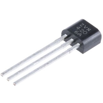 Nチャンネル 小信号 MOSFET スルーホール 3ピン DiodesZetex