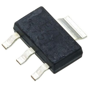 PNP トランジスタ 表面実装 3+Tab-Pin DiodesZetex
