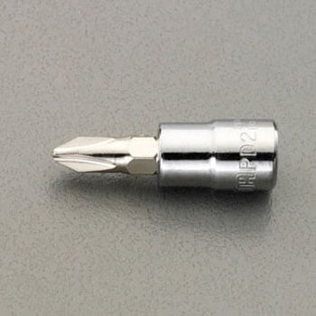 1/4"sqx#2[+]ドライバーソケット エスコ