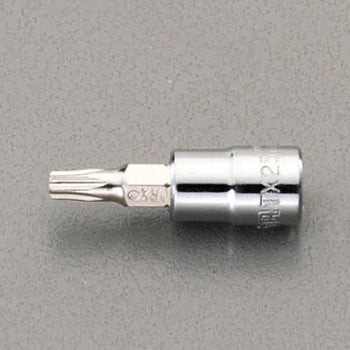 1/4"sqxT10 TORXビットソケット エスコ