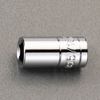 1/4"sqx 7/16" ソケット エスコ