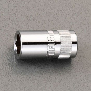 1/4"sqx 8mm ソケット エスコ