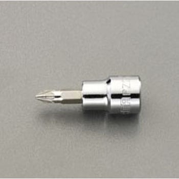 3/8"sqx#3  ポジドライブビットソケット - エスコ