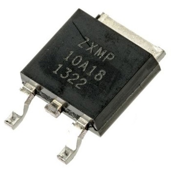 Pチャンネル パワーMOSFET 表面実装 3ピン DiodesZetex